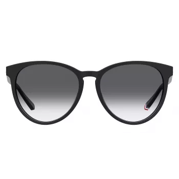 TOMMY HILFIGER Women's Sunglasses TH1724S8079O - Black Frame, Grey Lens, 56mm