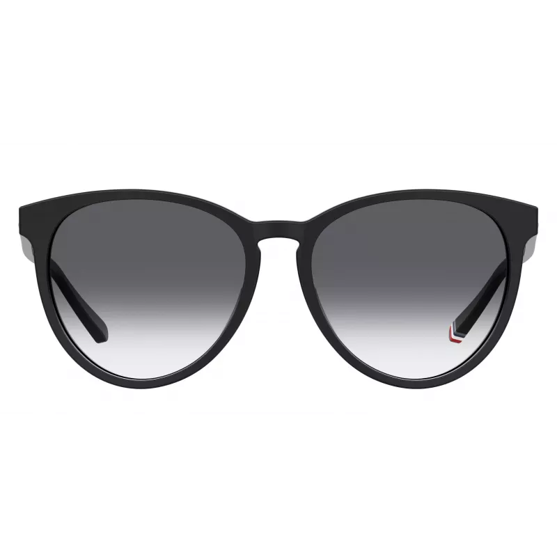 TOMMY HILFIGER Women's Sunglasses TH1724S8079O - Black Frame, Grey Lens, 56mm