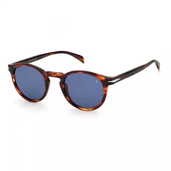David Beckham DB-1036-S-0UC Sunglasses Men's Rectangular Acetate Frame Green Lens 49/23/145 mm