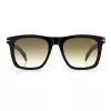 David Beckham DB-7000-S-XWY Sunglasses Men's Black Frame Dark Grey Lens 53mm