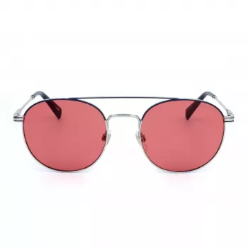 LEVI'S LV-1013-S-010 Unisex Rectangular Sunglasses - Black Frame Grey Lens 54mm