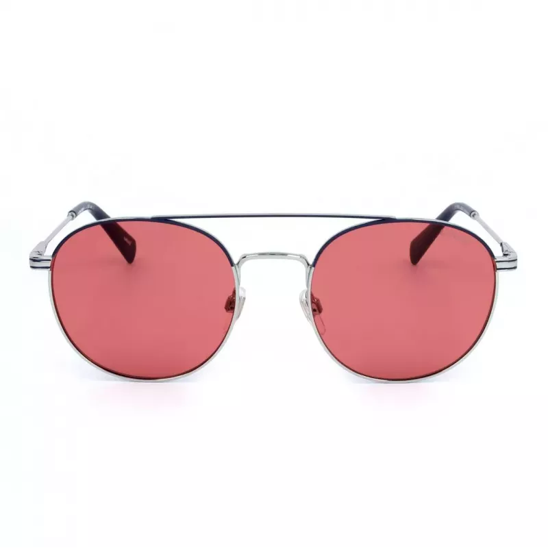 LEVI'S LV-1013-S-010 Unisex Rectangular Sunglasses - Black Frame Grey Lens 54mm