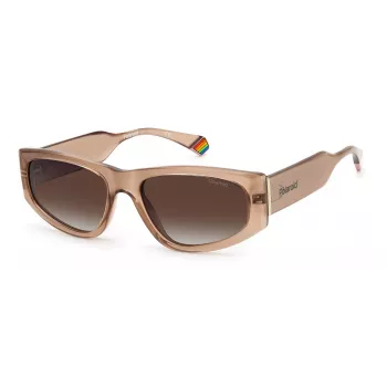 POLAROID PLD6169S10A Unisex Sunglasses - Black Frame Grey Lens 55mm