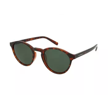 POLAROID PLD1013S807 Unisex Sunglasses - Black Frame, Grey Polarized Lens - 50/22/145 mm