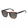 DAVID BECKHAM DB-7076-S-EX4 Sunglasses Men's Rectangular Acetate Frame Grey Lens 50/23/145 mm