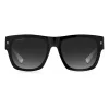 DSQUARED2 ICON Men's Sunglasses ICON0004S80S - Black Acetate Frame, Grey Polycarbonate Lenses, 55/19/145 mm
