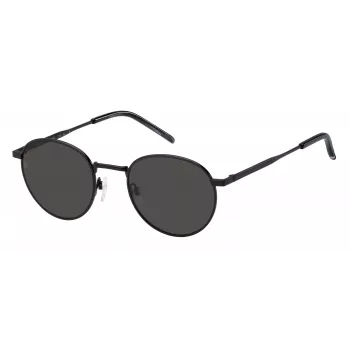 TOMMY HILFIGER TH-1973-S-003 Men's Square Sunglasses - Black Frame Grey Lens 50/22/145 mm