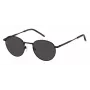 TOMMY HILFIGER TH-1973-S-003 Men's Square Sunglasses - Black Frame Grey Lens 50/22/145 mm