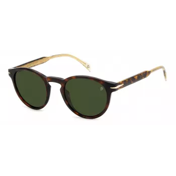 DAVID BECKHAM DB-1111-S-086 Unisex Sunglasses Havana Tortoise Acetate Frame Grey Polycarbonate Lens 52mm