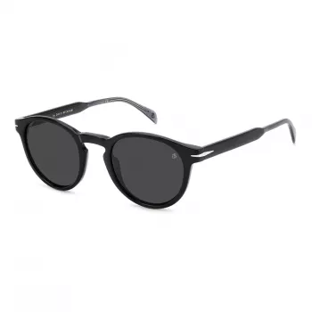 DAVID BECKHAM DB-1111-S-08A Sunglasses Men's Rectangular Acetate Frame Dark Grey 50/23/145 mm