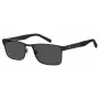 TOMMY HILFIGER TH-2040-S-807 Men's Rectangular Sunglasses Black/Grey 56/19/145 mm