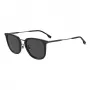 BOSS BOSS1562FSK80 Men's Sunglasses, Black Frame, Grey Lens, 56/21/145 mm