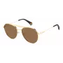 POLAROID PLD6211SXJ5G Unisex Sunglasses - Black Frame Grey Polarized Lens 57mm