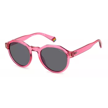 POLAROID PLD6207SMU1 Unisex Sunglasses - Polarized Square Frame 52mm