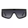 ISABEL MARANT Women's Sunglasses IM-0155-S-807 Oversized Square Black Acetate Frame Dark Grey Polycarbonate Lenses 99mm Lens Width 135mm Temple Length UV400 Protection