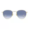 DAVID BECKHAM DB-1142-S-AOZ Sunglasses Men's Gold Metal Frame Green Lens Pilot Aviator 51mm