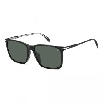 DAVID BECKHAM DB1145GS807 Sunglasses Men Black Grey Square Acetate 58mm