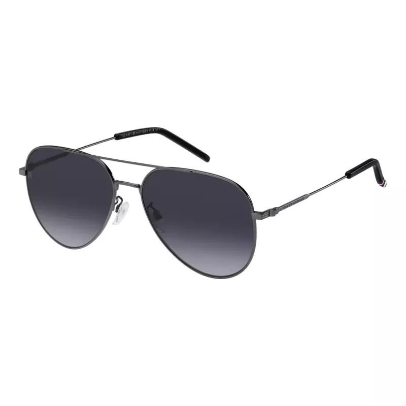 Tommy Hilfiger Men's Sunglasses TH2111GSKJ1 - Black Frame, Grey Lens, 60/16/150 mm