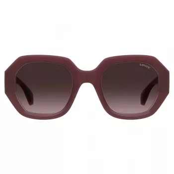 LEVI'S LV-1066-S-LHF Women's Rectangular Sunglasses Havana Brown Gradient 51mm