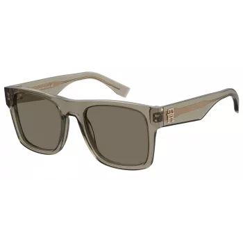 Tommy Hilfiger Women's Sunglasses TH-2118-S-10A Black Frame Grey Lens 53mm
