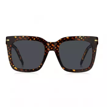 BOSS Women's Sunglasses BOSS1656S2VM Havana Acetate Square Frame Brown Gradient Lens 54mm