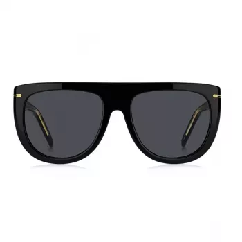 BOSS Women's Sunglasses BOSS1655S807 Square Acetate Black/Grey 56/19/145 mm