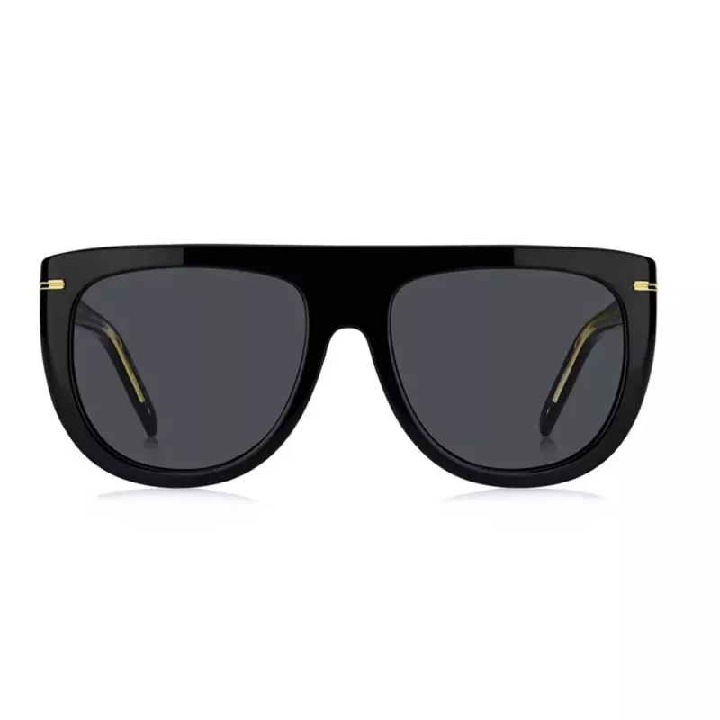 BOSS Women's Sunglasses BOSS1655S807 Square Acetate Black/Grey 56/19/145 mm