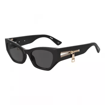 MOSCHINO Women's Sunglasses MOS159-S-807 Butterfly Acetate Frame Grey Gradient Lens 55/21/140 mm UV400