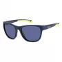 Polaroid Sport PLD7051SFLL Sunglasses - Matte Black Frame, Grey Polarized Lens - Unisex - 57/19/130 mm