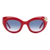 CAROLINA HERRERA Women's Cat Eye Sunglasses HER0215SC9A - Havana/Brown Gradient 50/25/140 mm