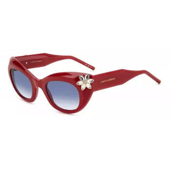 CAROLINA HERRERA Women's Cat Eye Sunglasses HER0215SC9A - Havana/Brown Gradient 50/25/140 mm