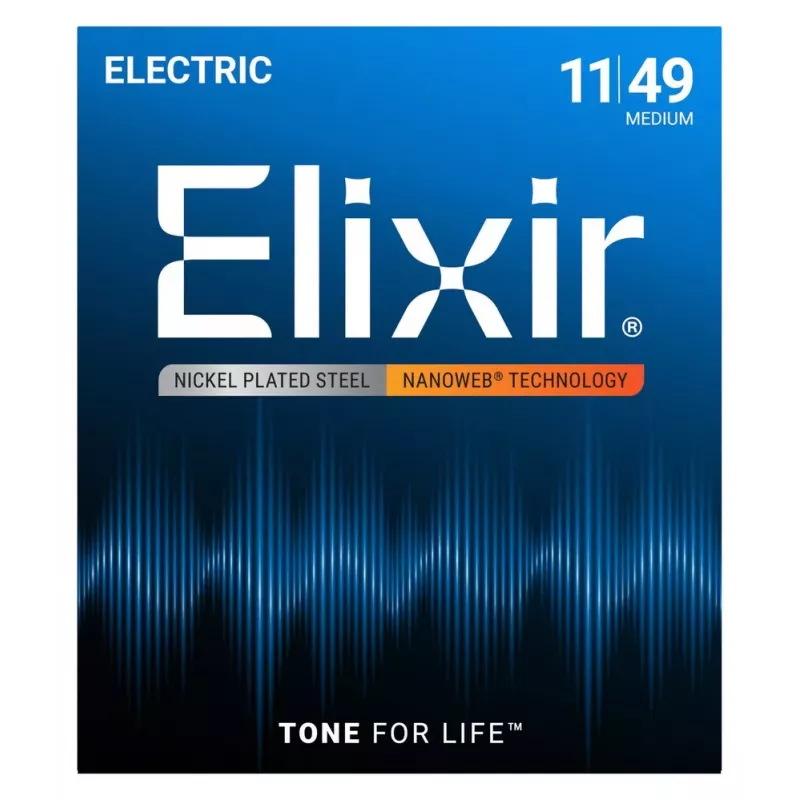 Elixir 12102 Medium (11-49) NW Electric Guitar Strings