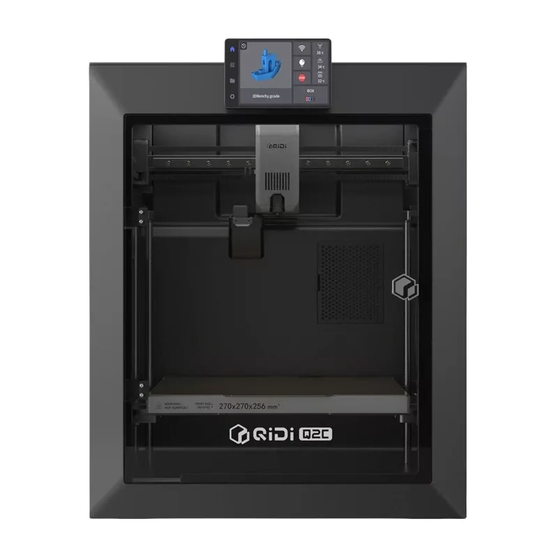 QIDI Q2C 3D Printer - Fully Enclosed FDM Printer with 200x200x200mm Build Volume, Direct Drive Extruder, PEI Magnetic Build Plate, Wi-Fi & Touchscreen