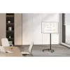 MANHATTAN Compact TV and Monitor Stand on Wheels 13-50 inch Tilt and Height Adjustable Holds up to 20 kg Black (462464)