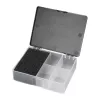 GARRETT Keepers Find Box - Black, 4-Compartment Storage for Metal Detecting Finds