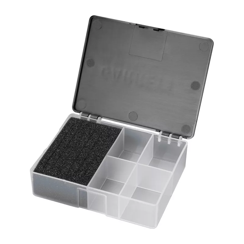GARRETT Keepers Find Box - Black, 4-Compartment Storage for Metal Detecting Finds