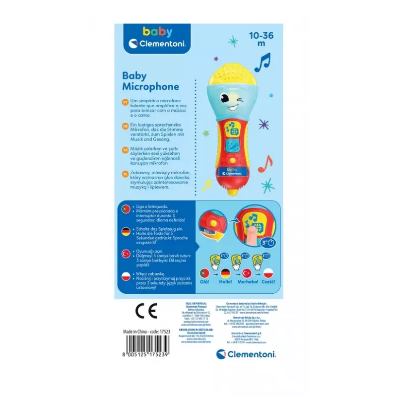 Children's Talking Microphone – Clementoni 17523
