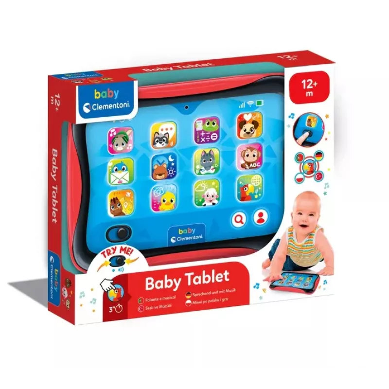 Clementoni Children's Talking Tablet 17535 - Educational Electronic Toy for Toddlers 12+ Months