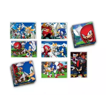 Clementoni Educational Set Puzzle, Memo & Blocks Sonic 28389