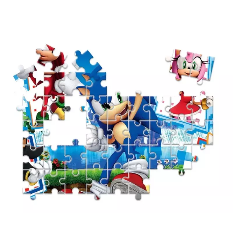 Clementoni Educational Set Puzzle, Memo & Blocks Sonic 28389