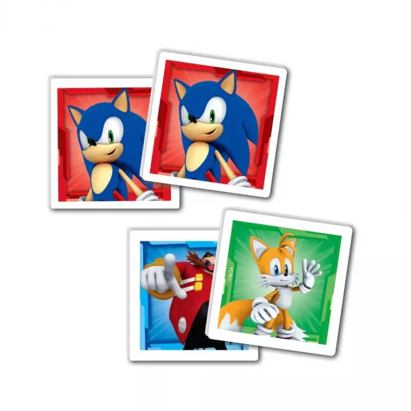 Clementoni Educational Set Puzzle, Memo & Blocks Sonic 28389