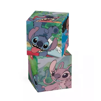 Clementoni Disney Stitch 12 Cube Blocks Puzzle 41347