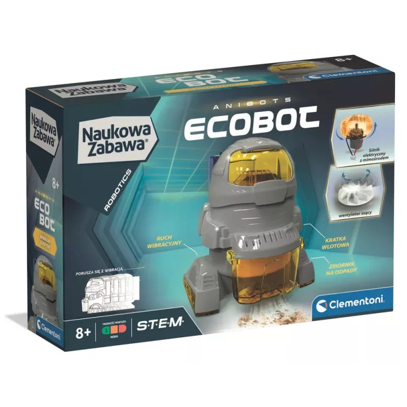 Clementoni Science & Play EcoBot Robot Kit (Polish Language) 50061