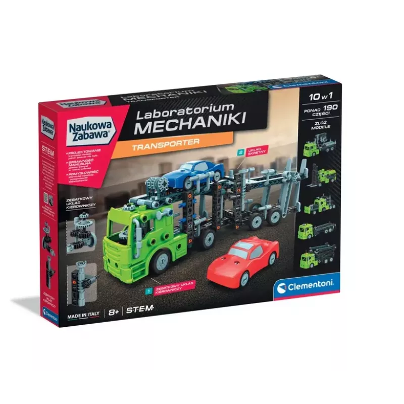 Clementoni Scientific Fun Mechanics Laboratory Transporter 50249