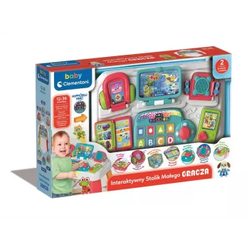 Interactive Little Gamer Desk Puppies, Sounds & Lights Polish Language Clementoni 50385
