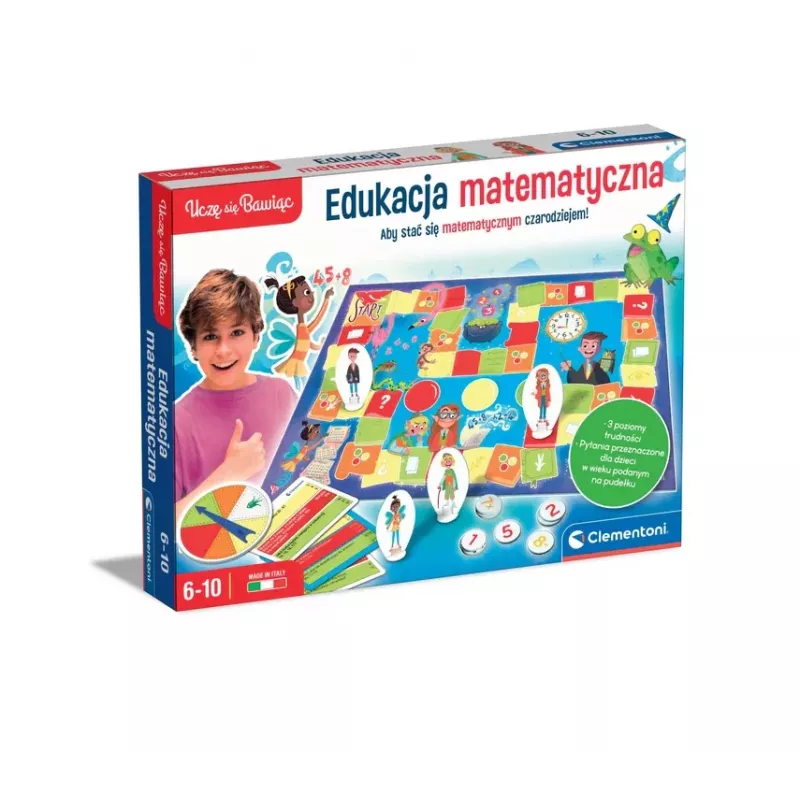 Clementoni Naukowa Zabawa Educational Board Game Mathematics Learn Through Play 50778