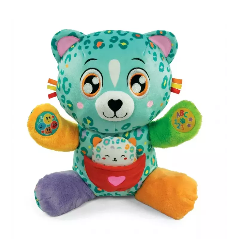 Interactive Sweet Leopards Caring Mama Chita Polish Language Clementoni 50935