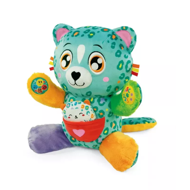 Interactive Sweet Leopards Caring Mama Chita Polish Language Clementoni 50935