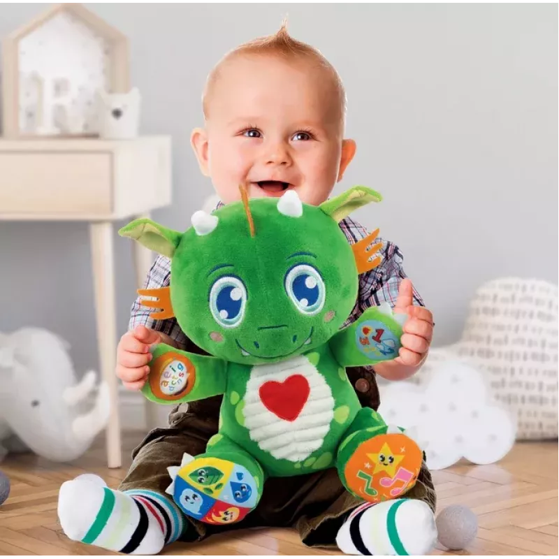 Clementoni Baby Friendly Dragon Interactive Educational Toy - Polish Language - 50938