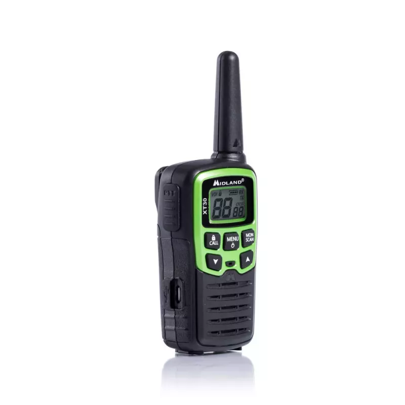 Midland XT30 2x PMR446 Two-Way Radio Set Green